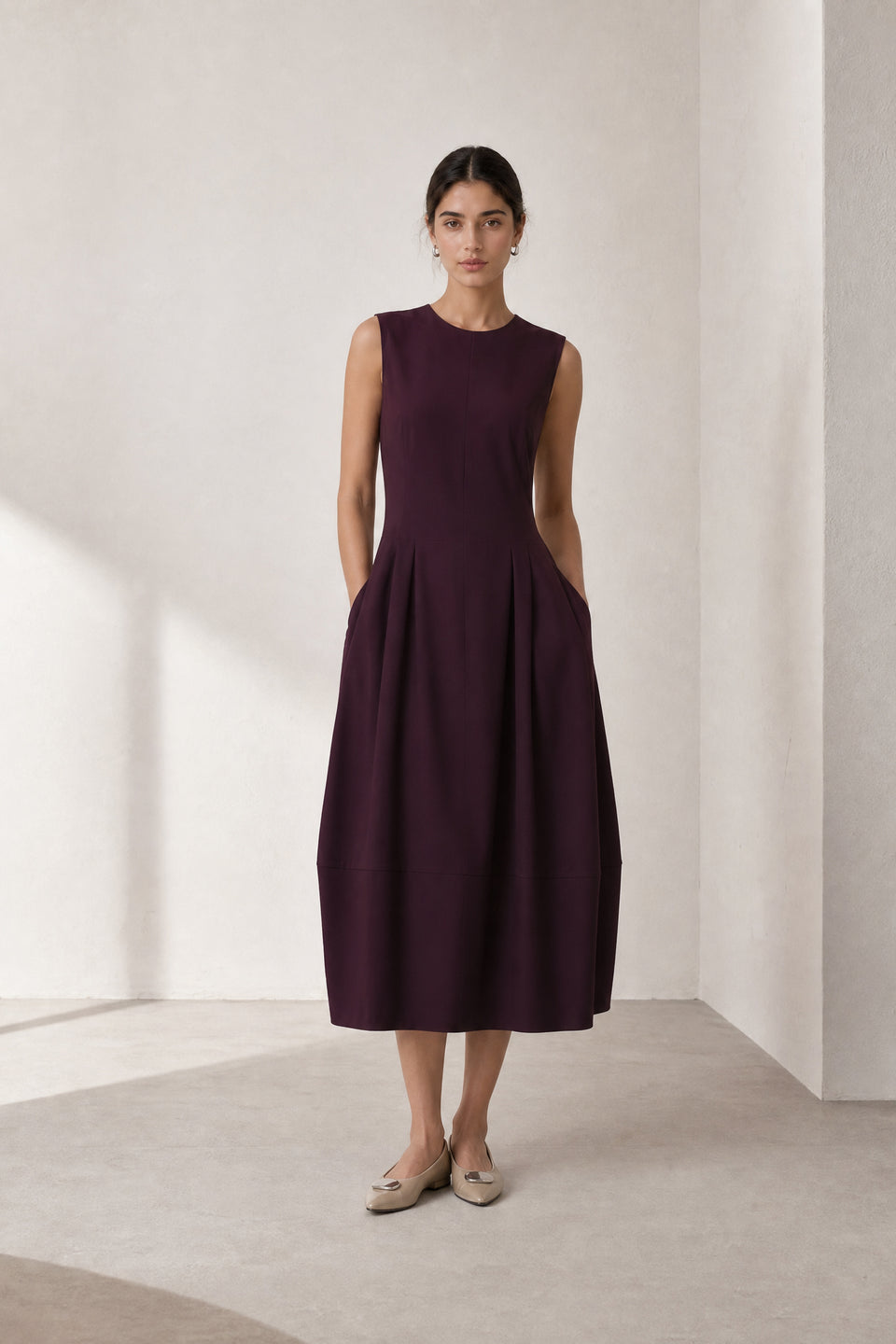 Heide dress technical jersey | Cherry