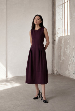 Heide dress technical jersey | Cherry