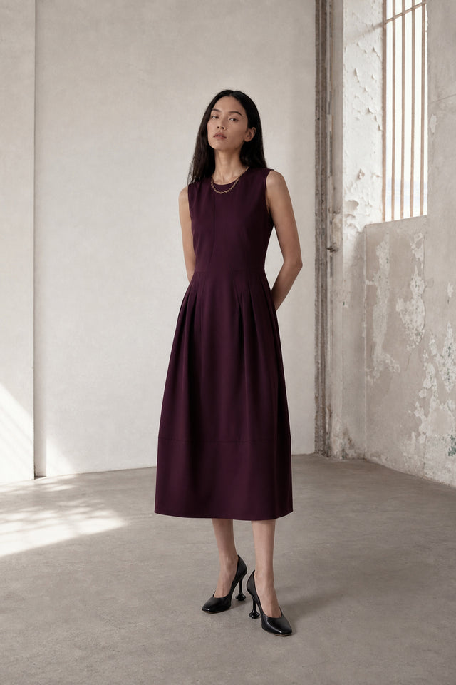 Heide dress technical jersey | Cherry
