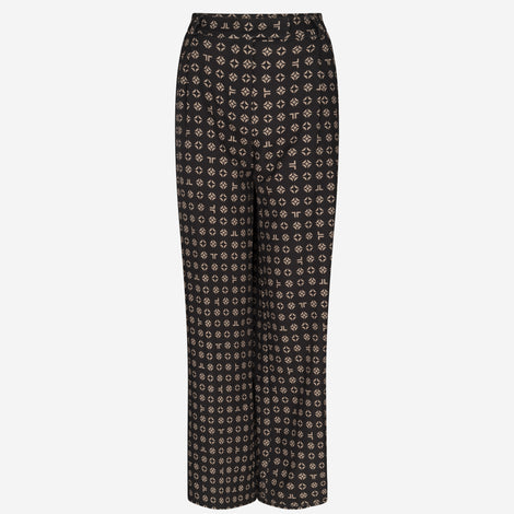 Marga Pants | Black Beige