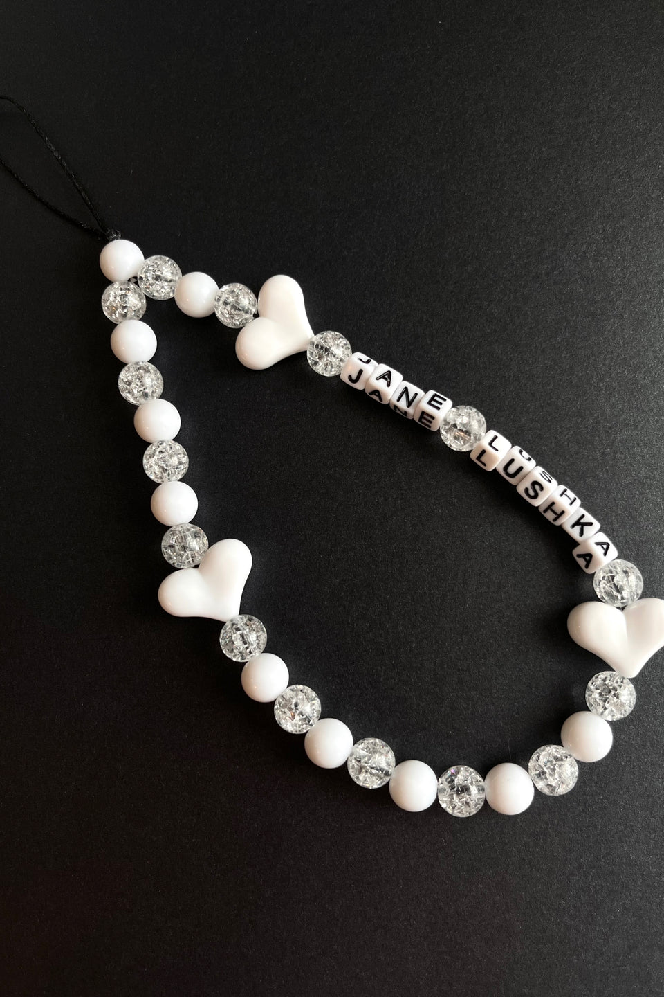 Jane Lushka Phone Charm | White