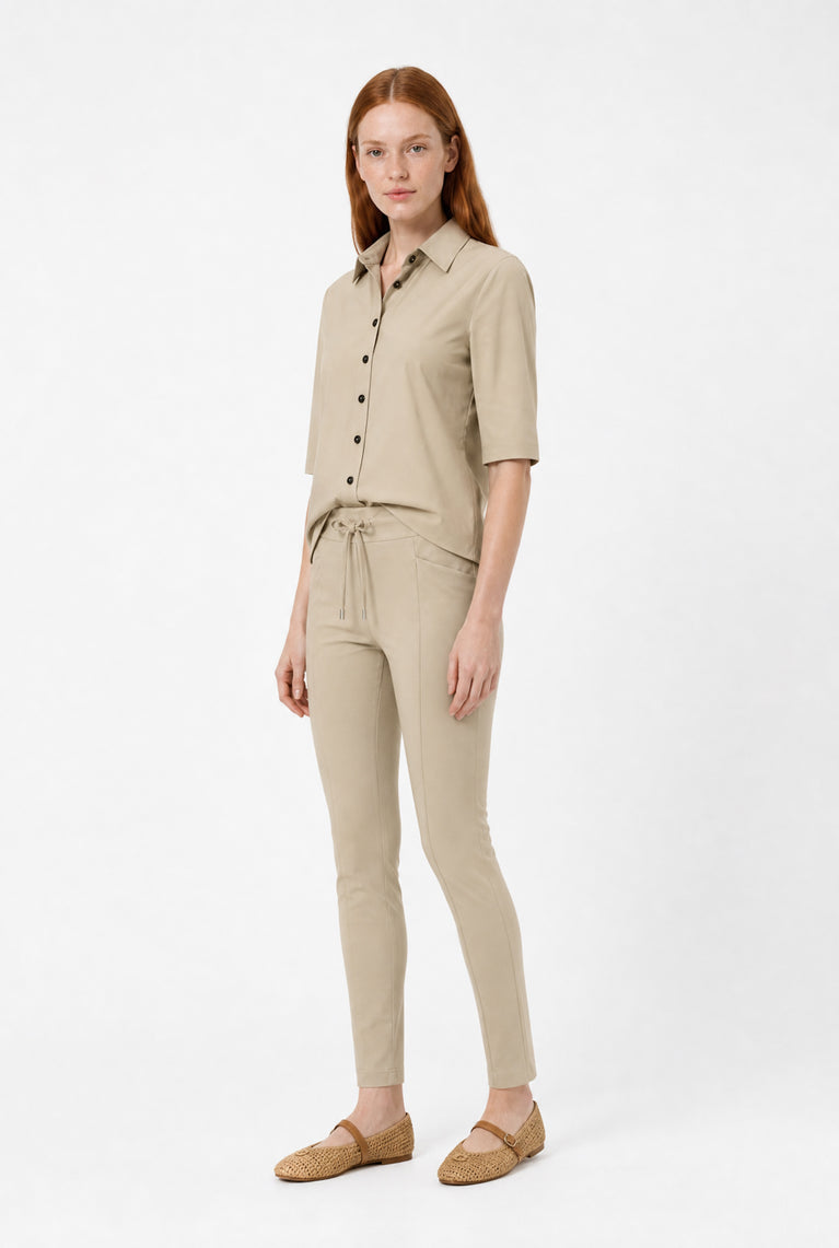 Blouse Betty Easy Wear Technical Jersey | Sand