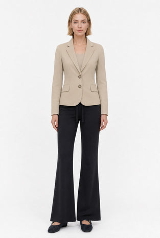 Atina Blazer Technical Jersey | Sand