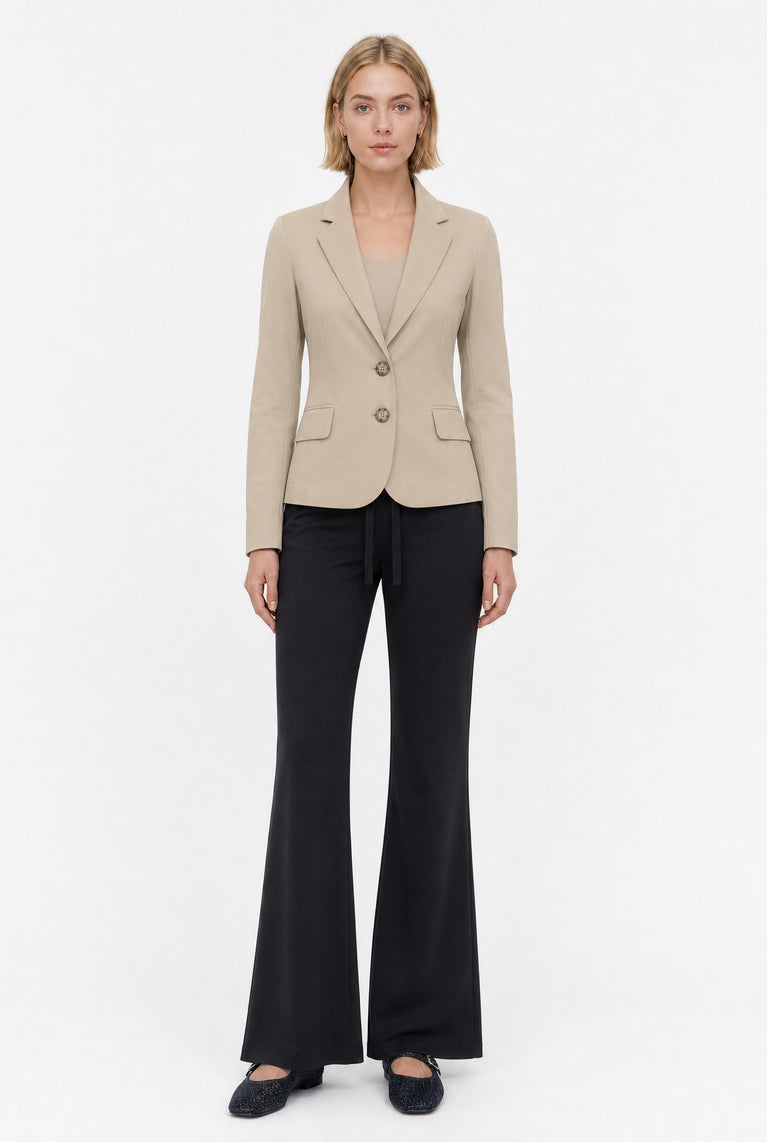 Atina Blazer Technical Jersey | Sand