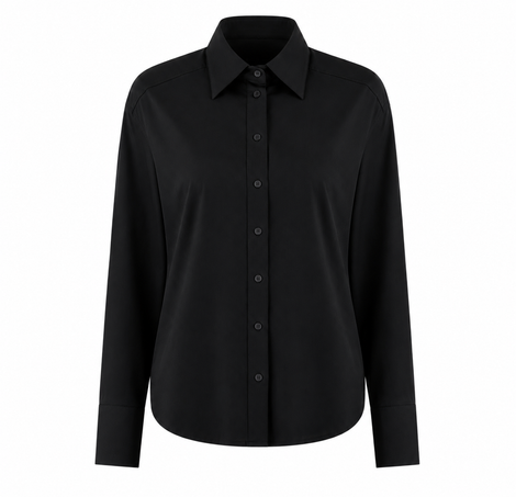 Ivona blouse technical jersey | Black