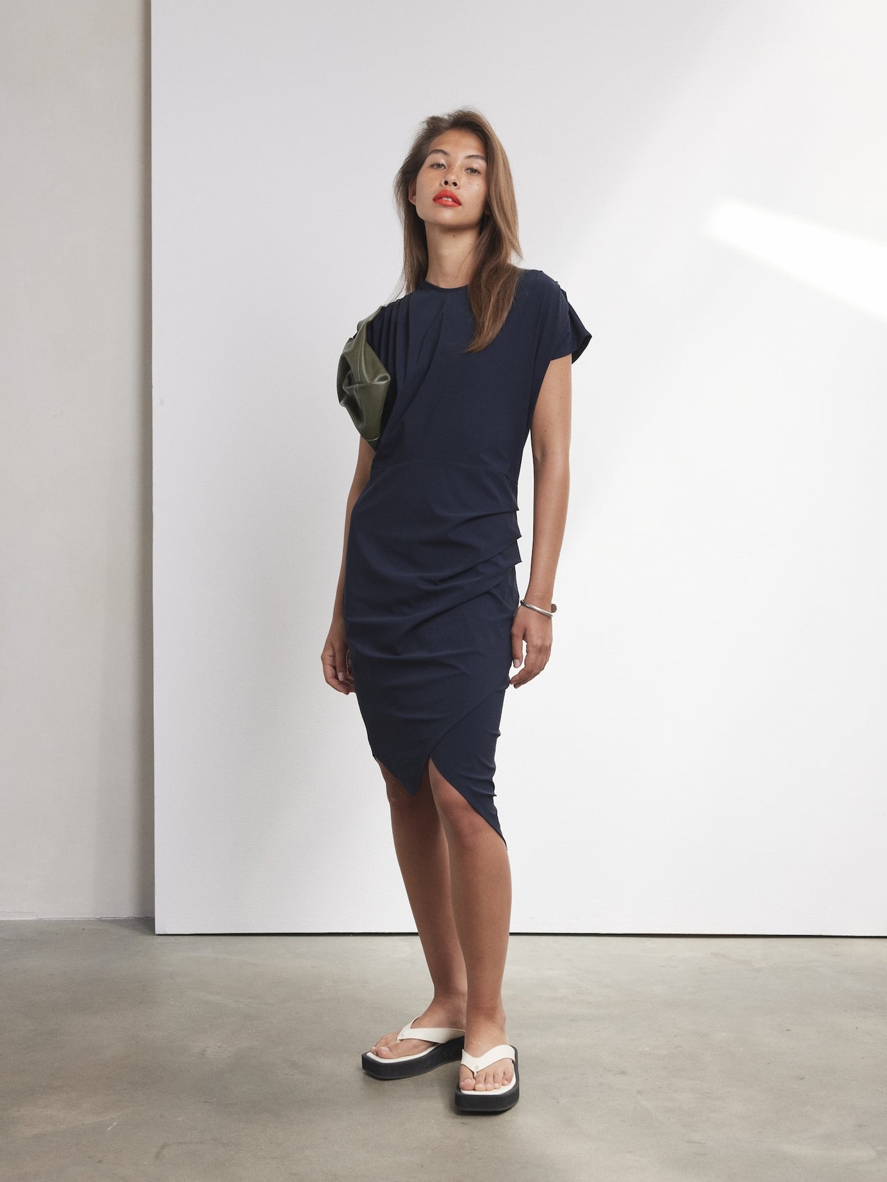Marlou Dress Technical Jersey | Black