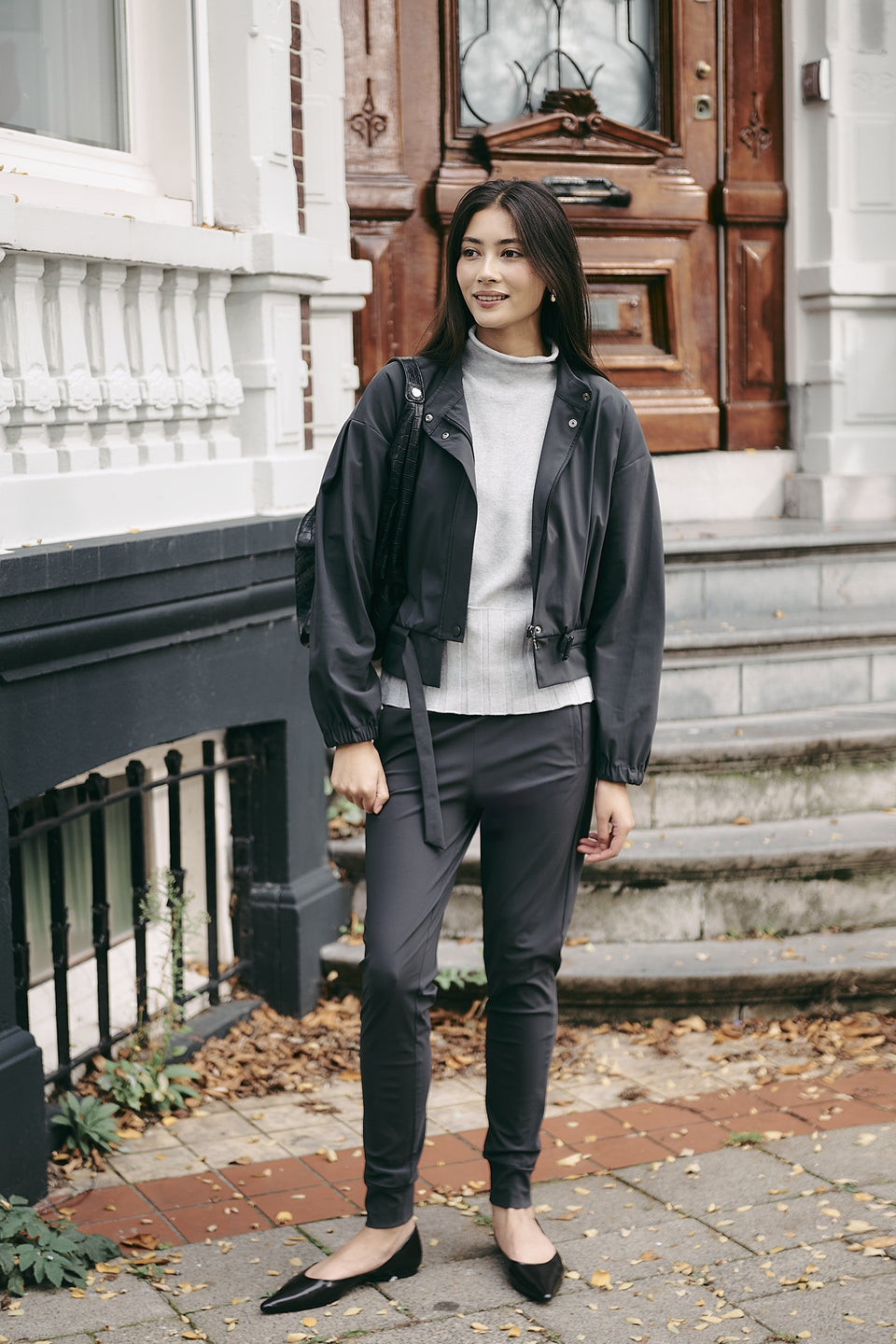 John stretch technical jersey pants | Grey