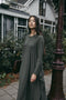 Isabel dress LS technical jersey | Army