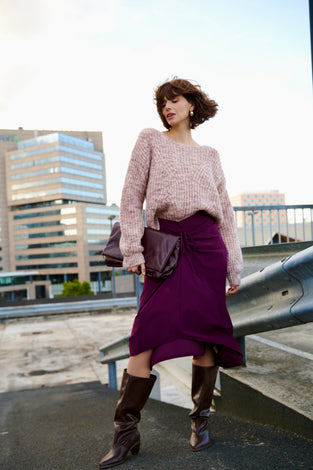 Tine skirt technical jersey | Cherry