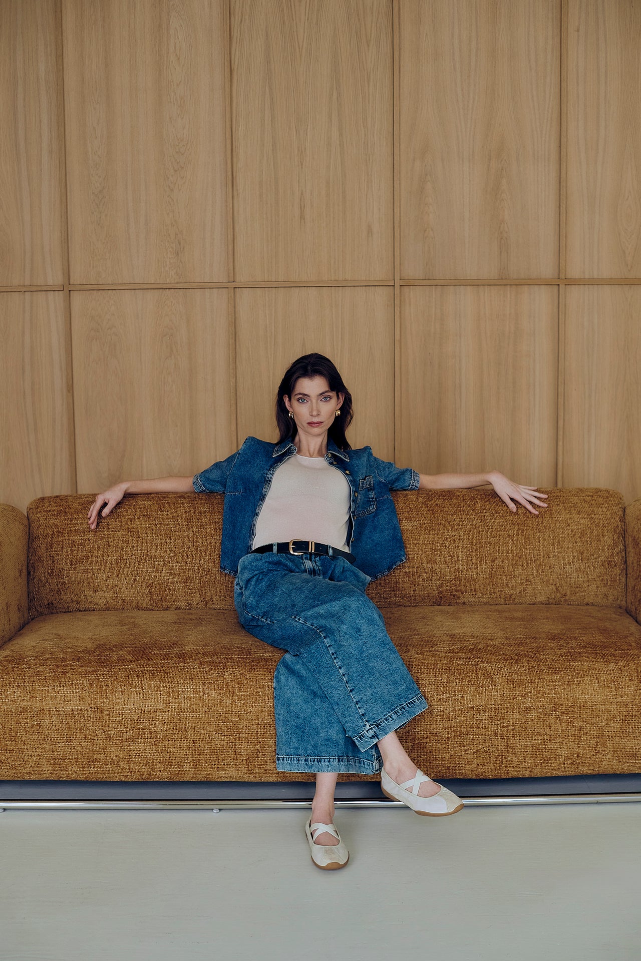 Cross hopcar denim shirt | Random Blue