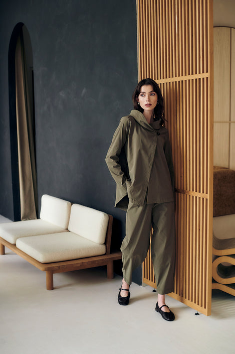 Carly bengalina jacket | Army