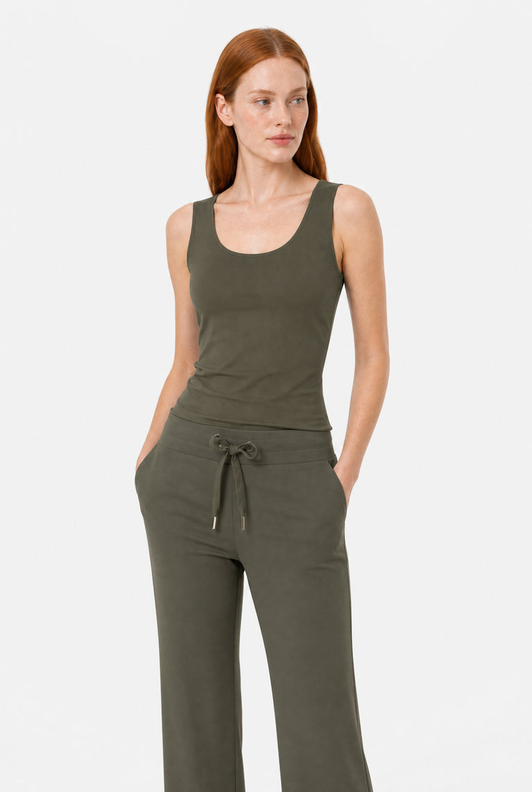 Top Jesy Easy Wear Technical Jersey | Army