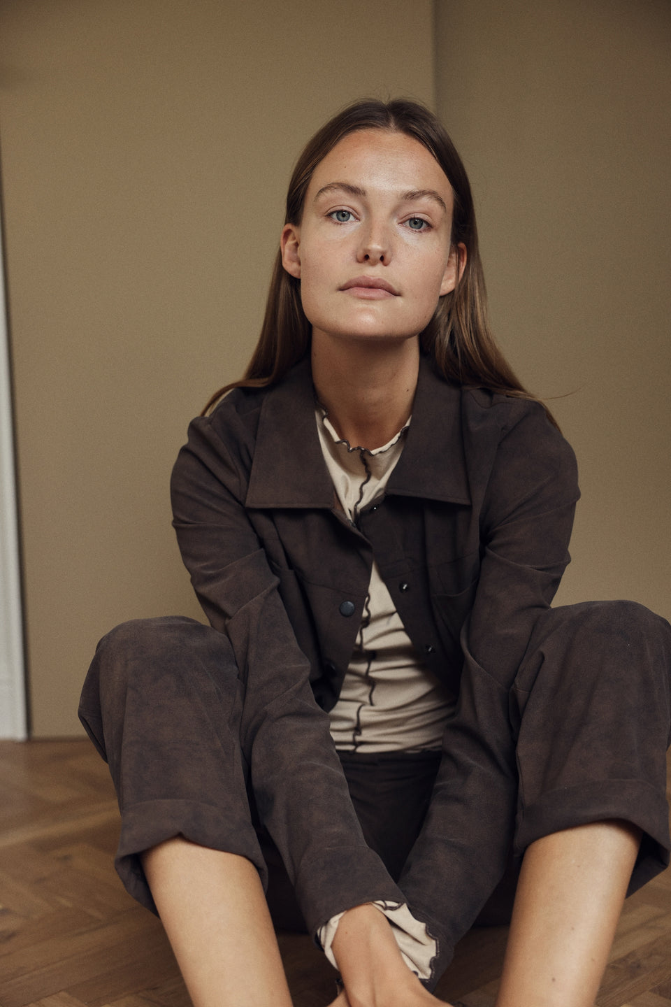 Riva jacket technical jersey | Brown