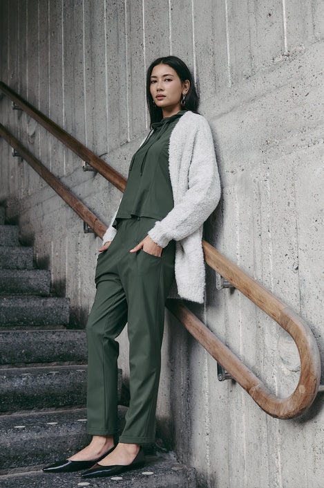 Cardigan boucle 25574 | Light Grey