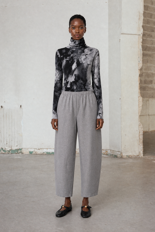 Janice allover print top | Allover
