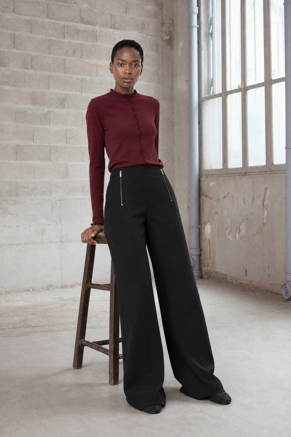 Zippo pants technical jersey | Black