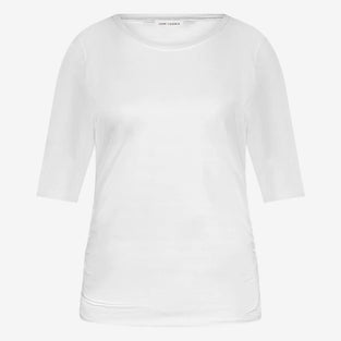 Ciyve cotton elastene top | White