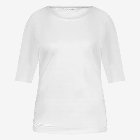 Ciyve cotton elastene top | White