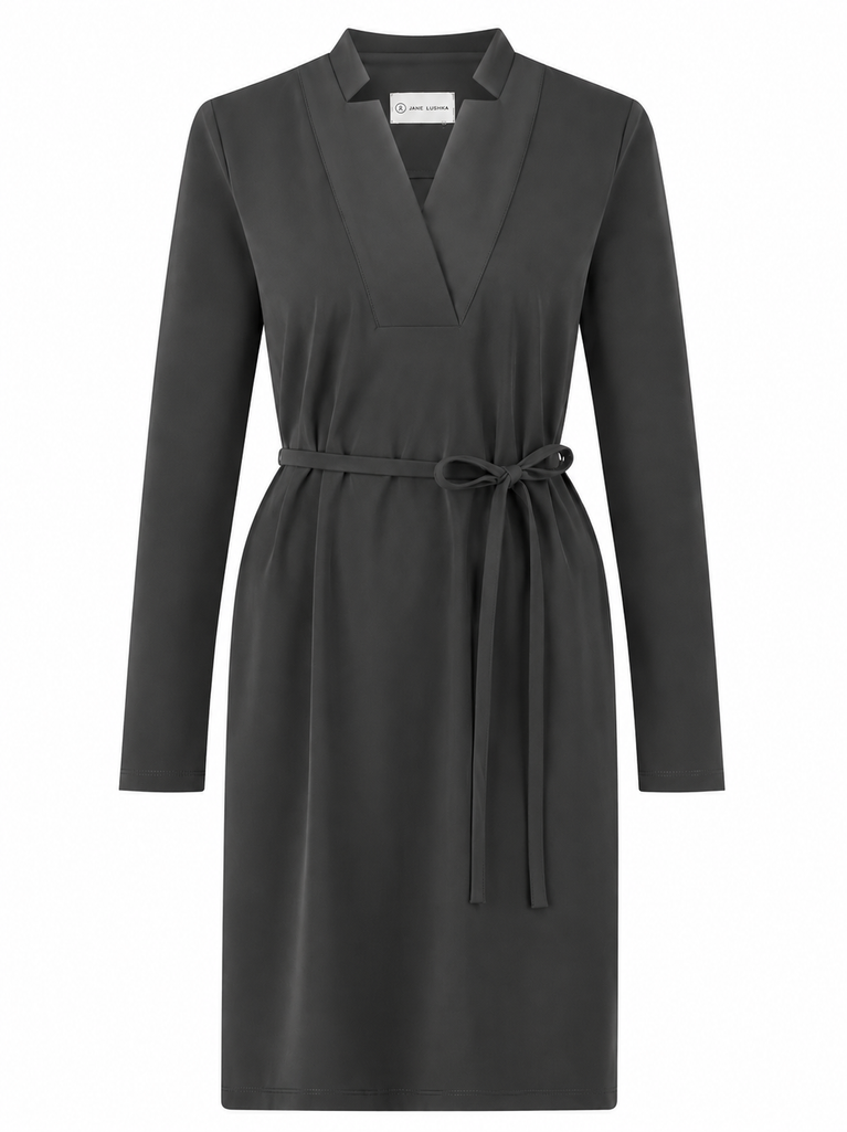 Dress Kelly Technical Jersey | Grigio Notte
