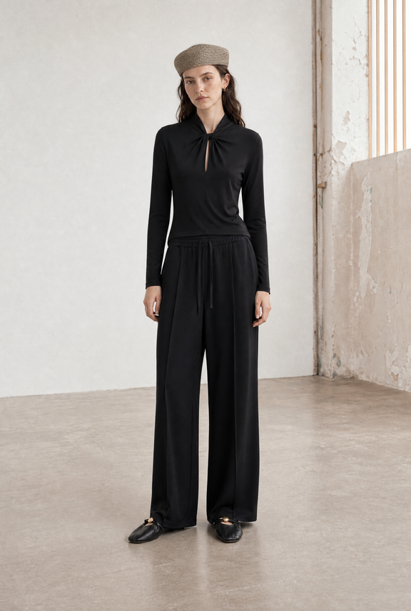 Zippo pants technical jersey | Black