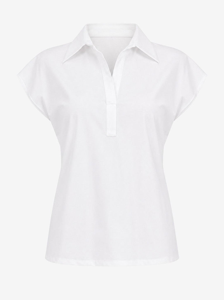 Kitty top technical jersey | White