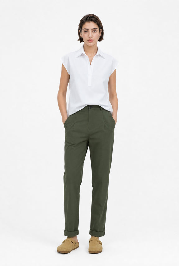 Hary Long Pants Technical Jersey | Army green
