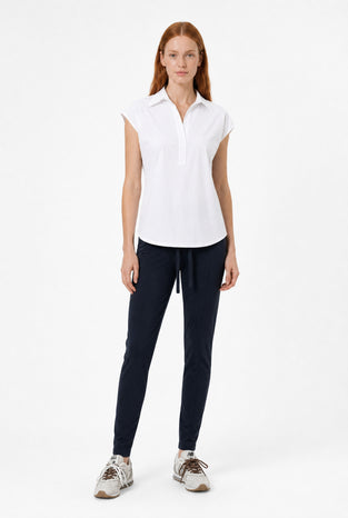 Kitty top technical jersey | White