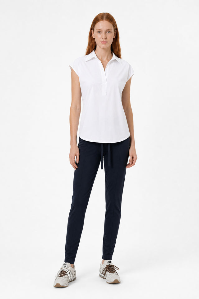 Kitty top technical jersey | White