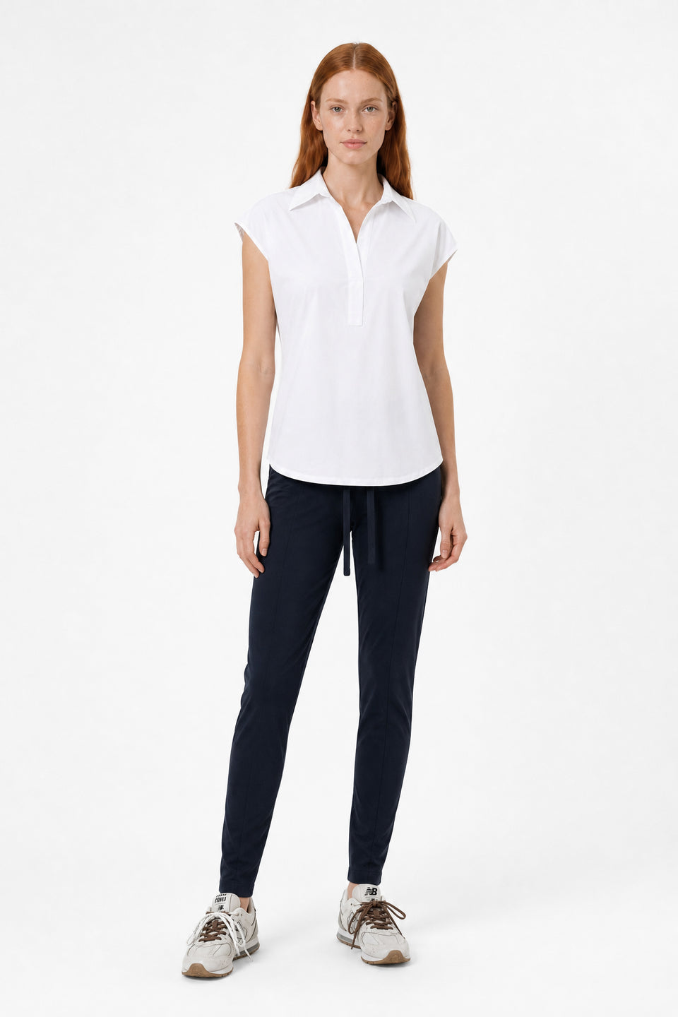 Kitty top technical jersey | White