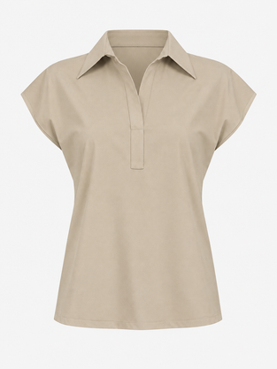 Kitty top technical jersey | Sand