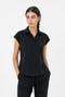 Kitty top technical jersey | Black