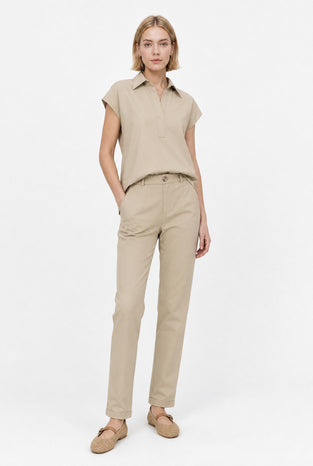 Kitty top technical jersey | Sand