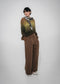 Harlow cotton fancy pants | Brown