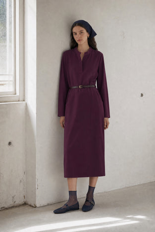 Lalla dress technical jersey | Cherry