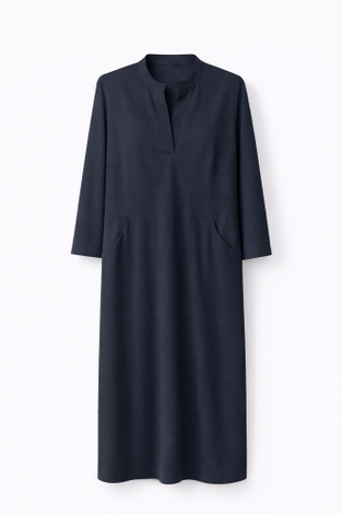 Lalla dress technical jersey | Blue