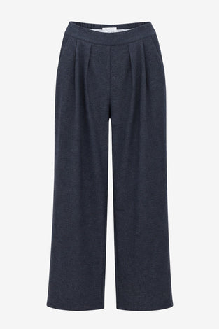 Lean wide-leg pants | Dark Blue