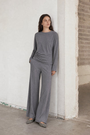 Lucciolo giulietta piquet pants | Grey