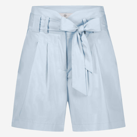 Yana cotton mix shorts | Light Blue
