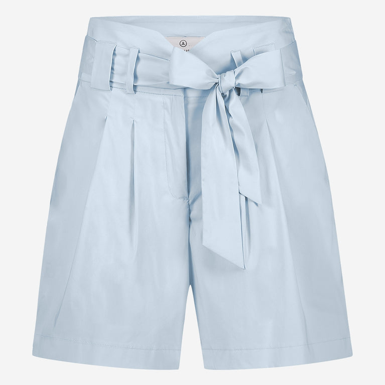 Yana cotton mix shorts | Light Blue