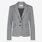 Hetty Blazer | Silver Shiny