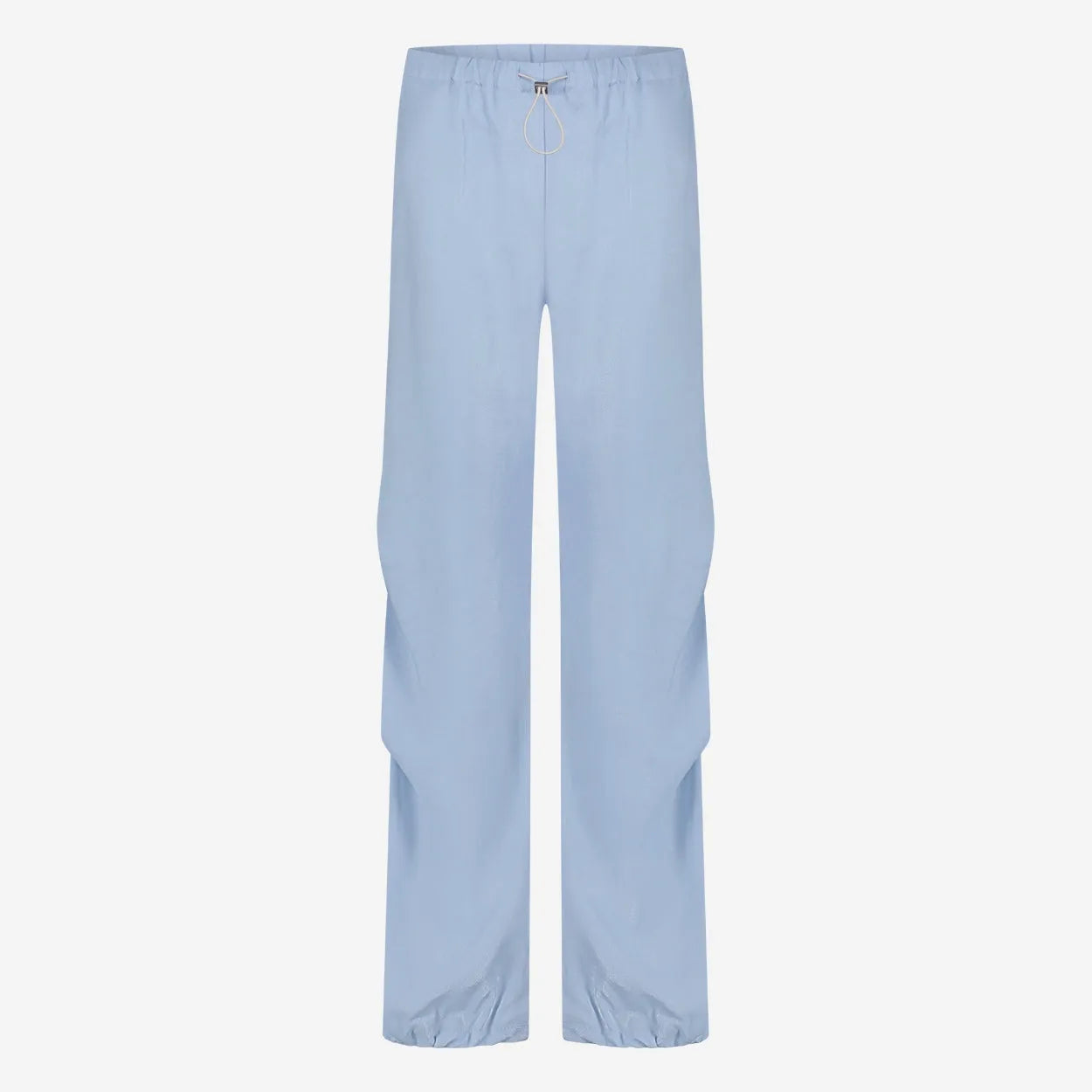 AvalonN shiny viscose pants | Light Blue