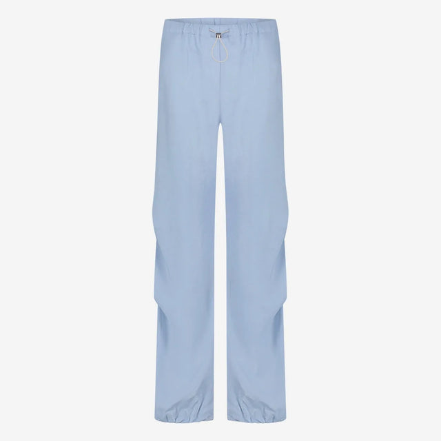 AvalonN shiny viscose pants | Light Blue