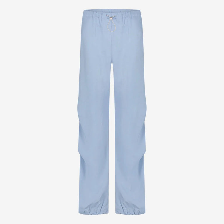 AvalonN shiny viscose pants | Light Blue