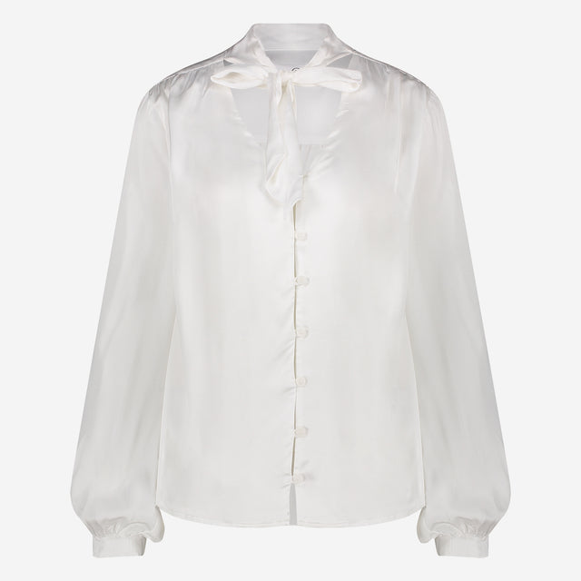 Anija rayon viscose blouse | White