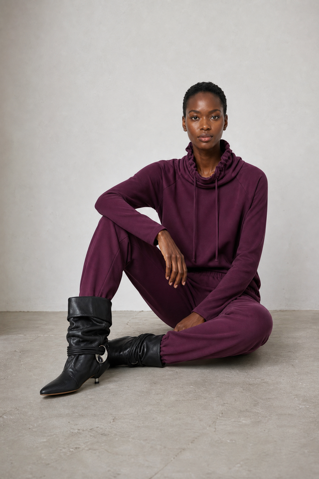 Maren top technical jersey | Cherry