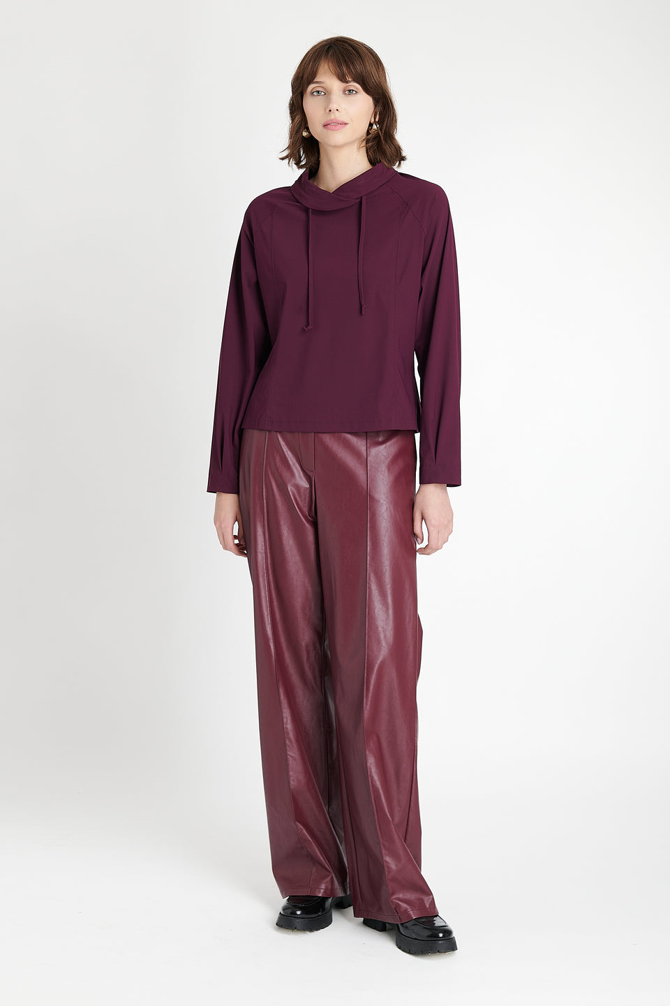 Maren top technical jersey | Cherry