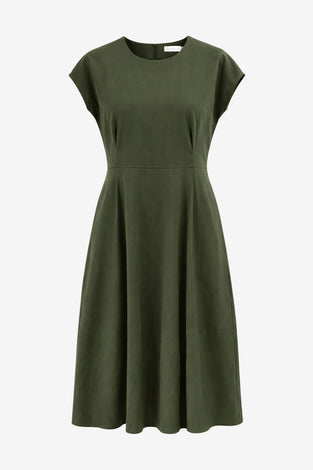 Melva dress technical jersey | Army