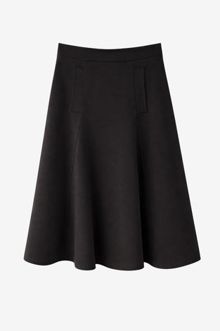 Merry punto Milano pocket skirt | Moro