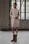 Long pullover viscose blend 2068 | Light Brown