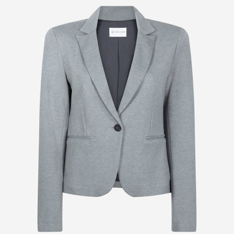 Elvira Blazer Eco Viscose | Light Grey